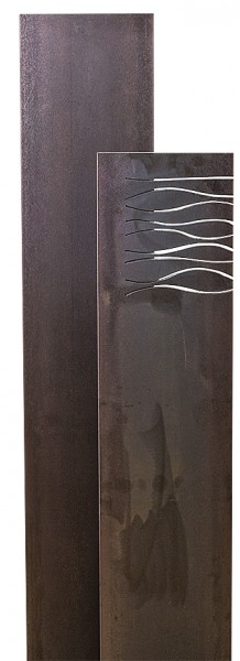 Stele «Lichtstreifen» (25 cm) ohne Anker