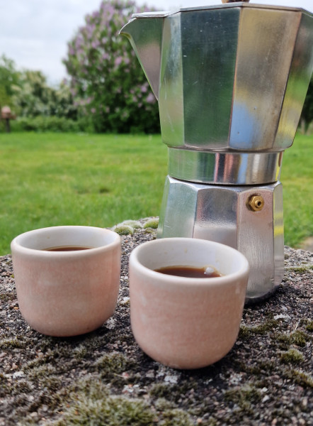 Barista-Tasse, klein, rosa
