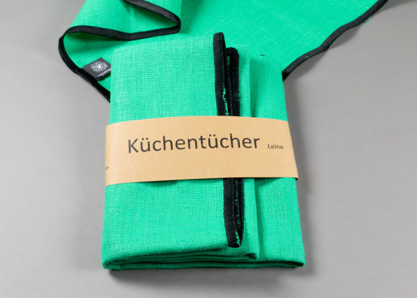 Küchentuch Leine grün