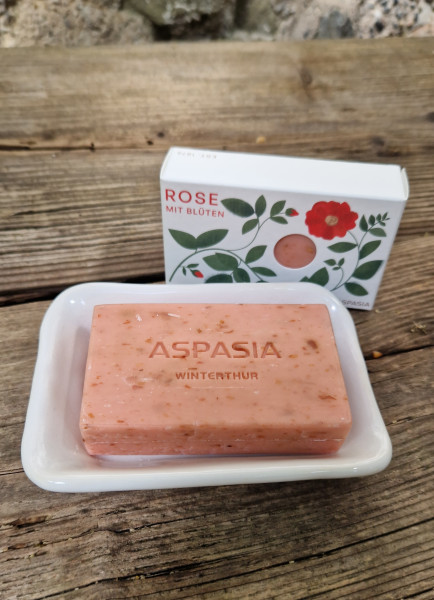 Aspasia Seife Rose (mit Blüten)